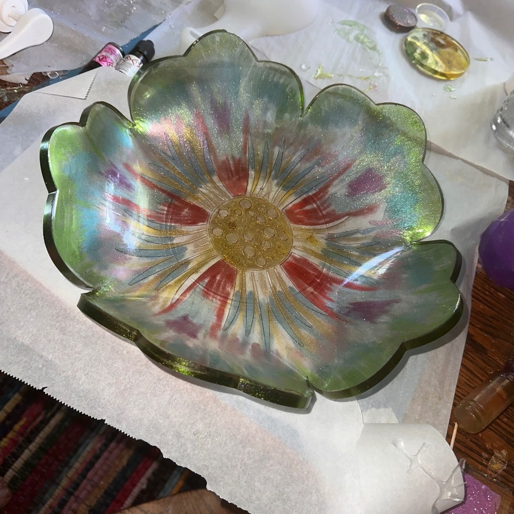 Serving bowl, extra large, handcrafted, new